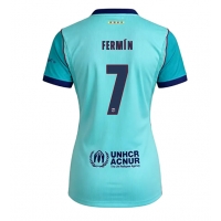 Camisa de Futebol Barcelona Fermin Lopez #7 Equipamento Alternativo Mulheres 2026-27 Manga Curta